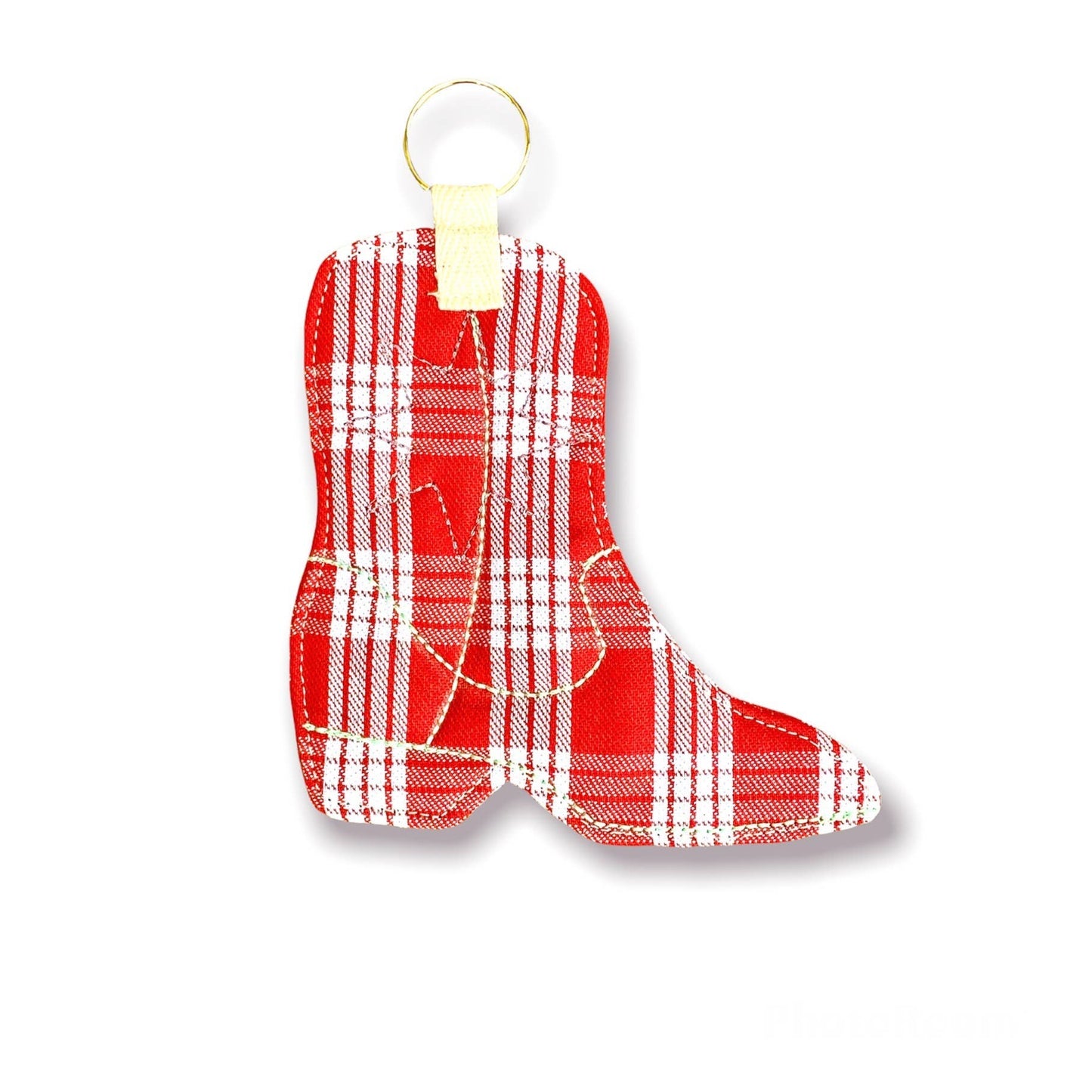 Paniolo Cowboy Palaka Embroidered Novelty Keychain