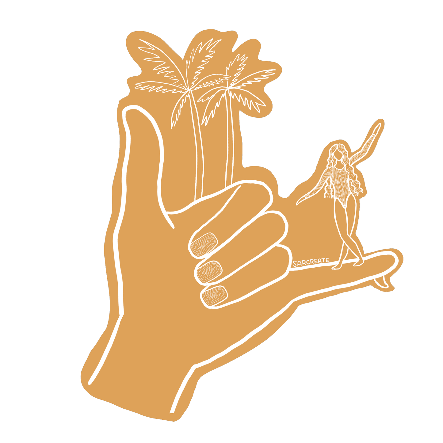 Sticker - Shaka Surf