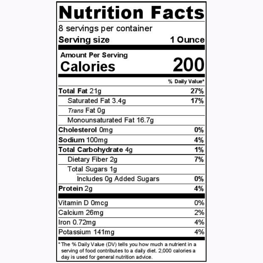 Organic Macadamias with Sea Salt (8oz)