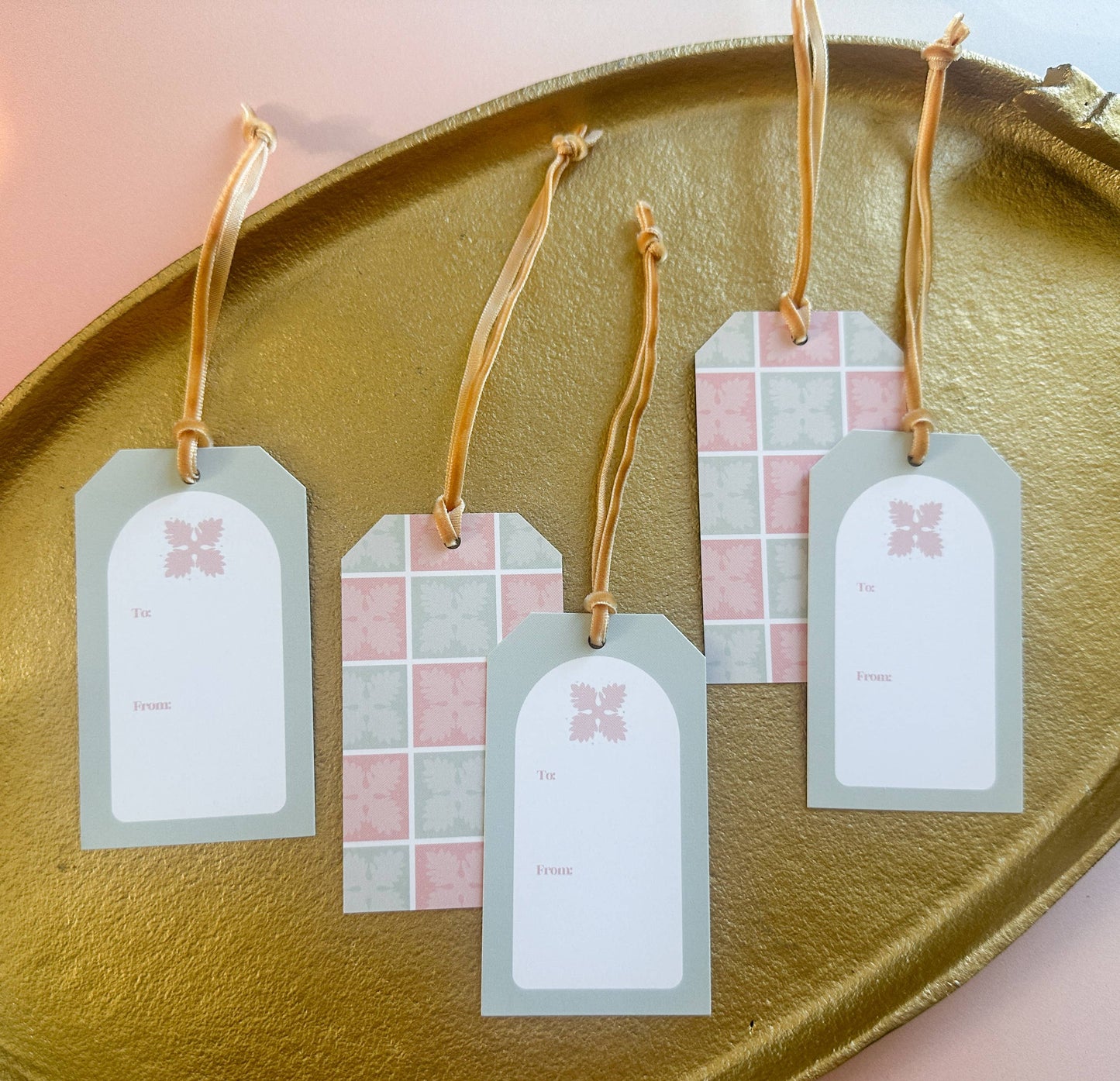 Hawaiian Quilt - Gift Tags (Set of 5)