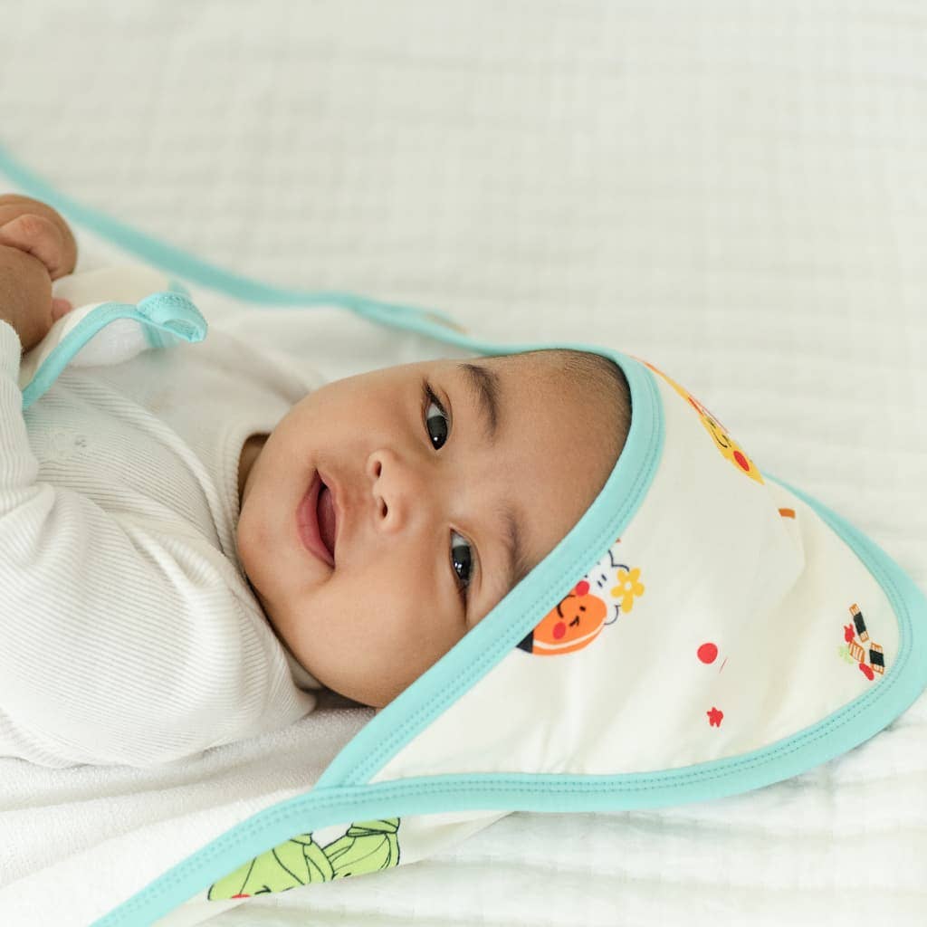 Island Mixed Plate Hooded Towel Set