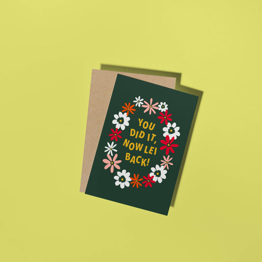 Lei Back Card