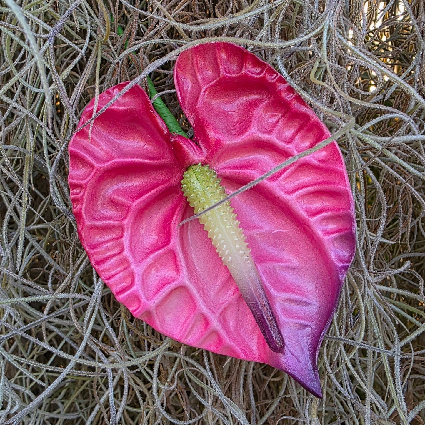 Large Anthurium Hair Pick, Single Flower Hair Accessory