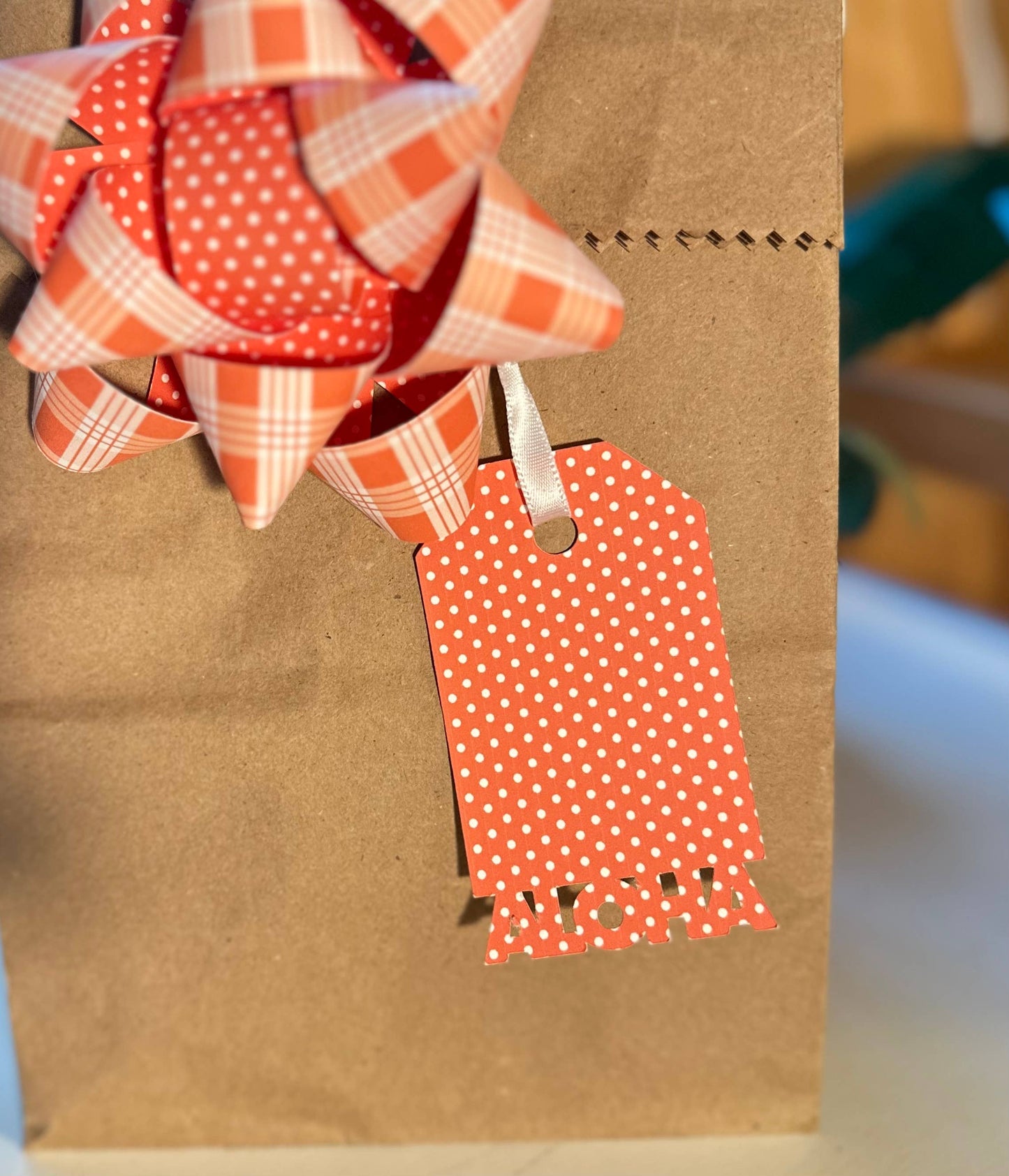 Handmade Paper Gift Tags - Aloha Set of 6