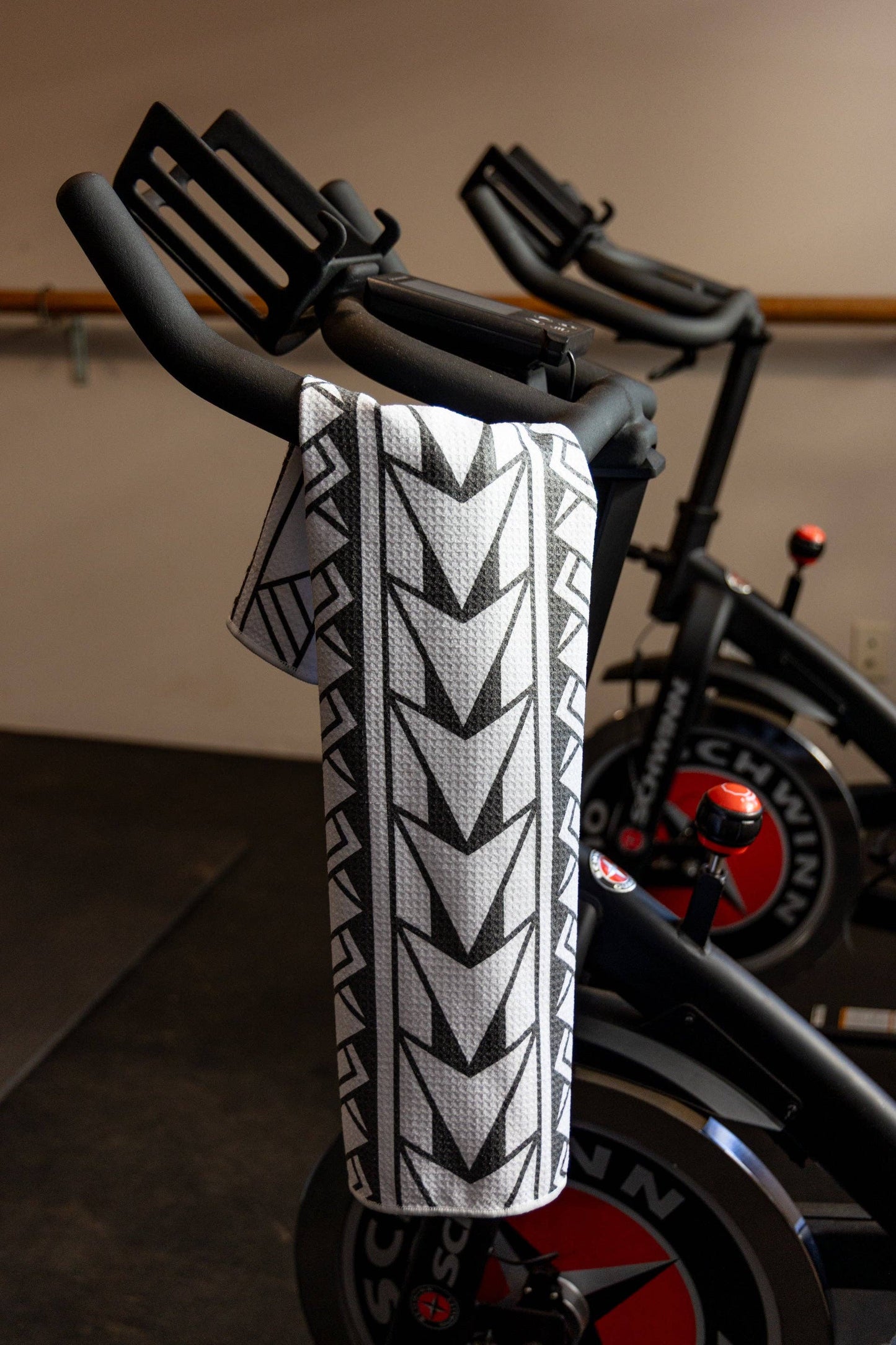 Black & White Palms & Tribal Tea Towel