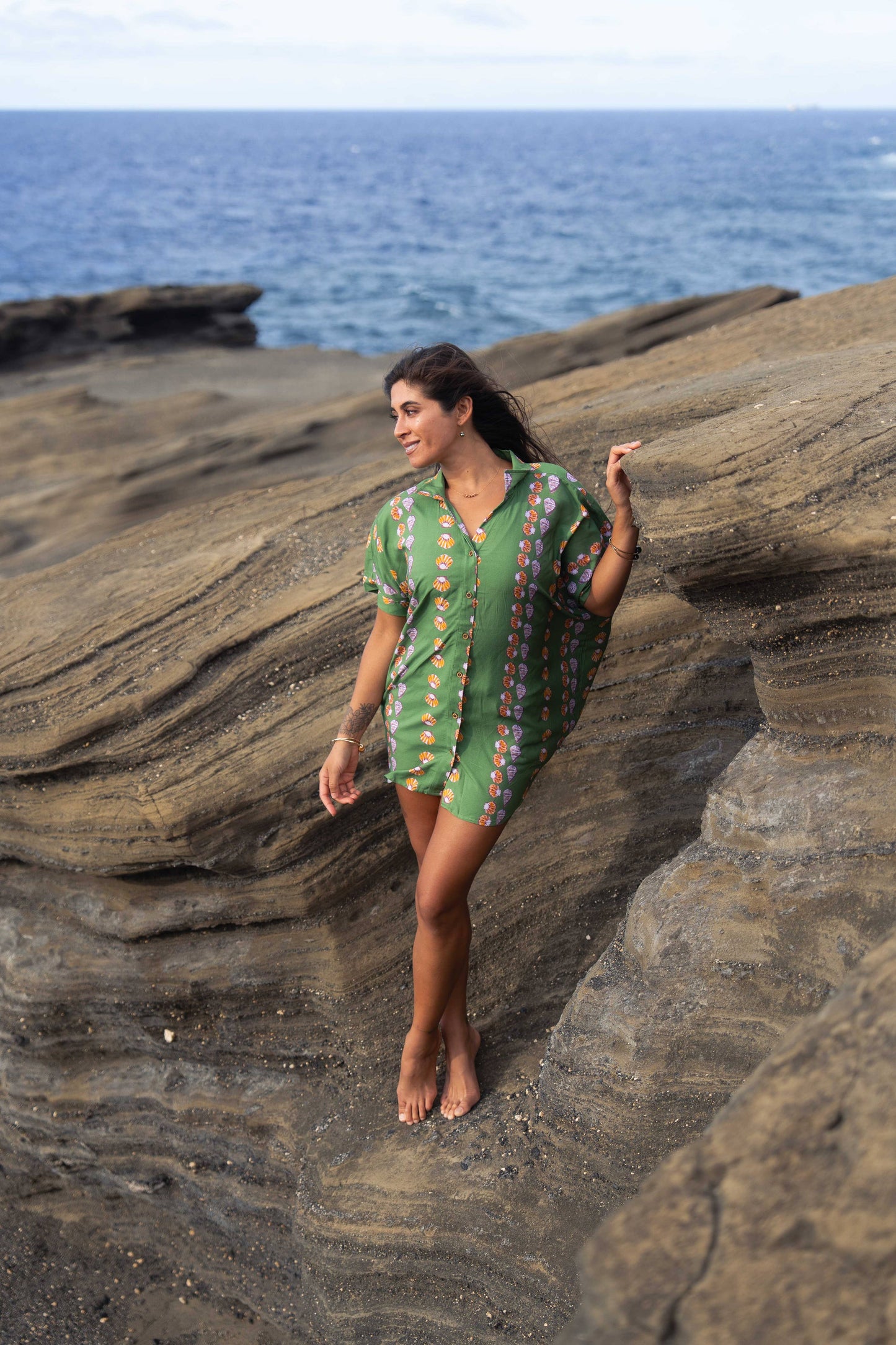 Shell Picker Oversized Tee