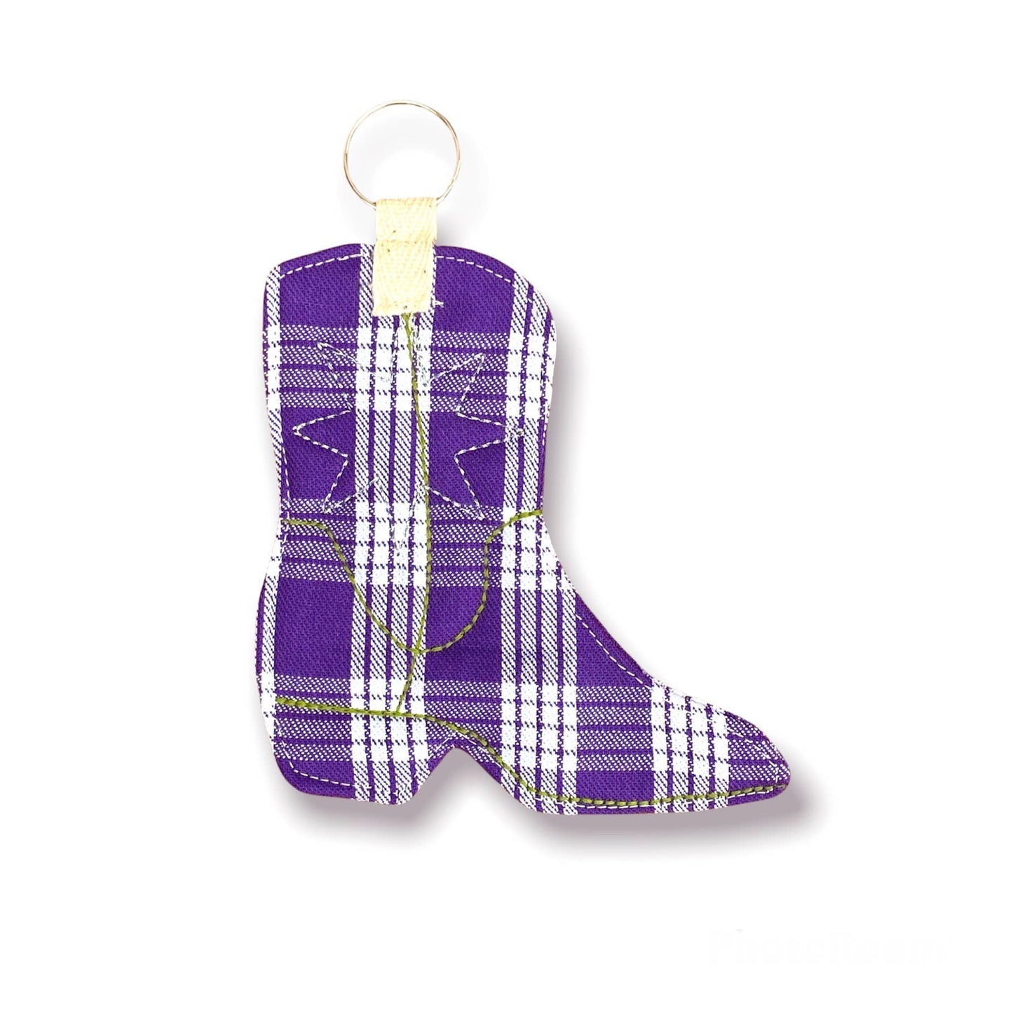 Paniolo Cowboy Palaka Embroidered Novelty Keychain