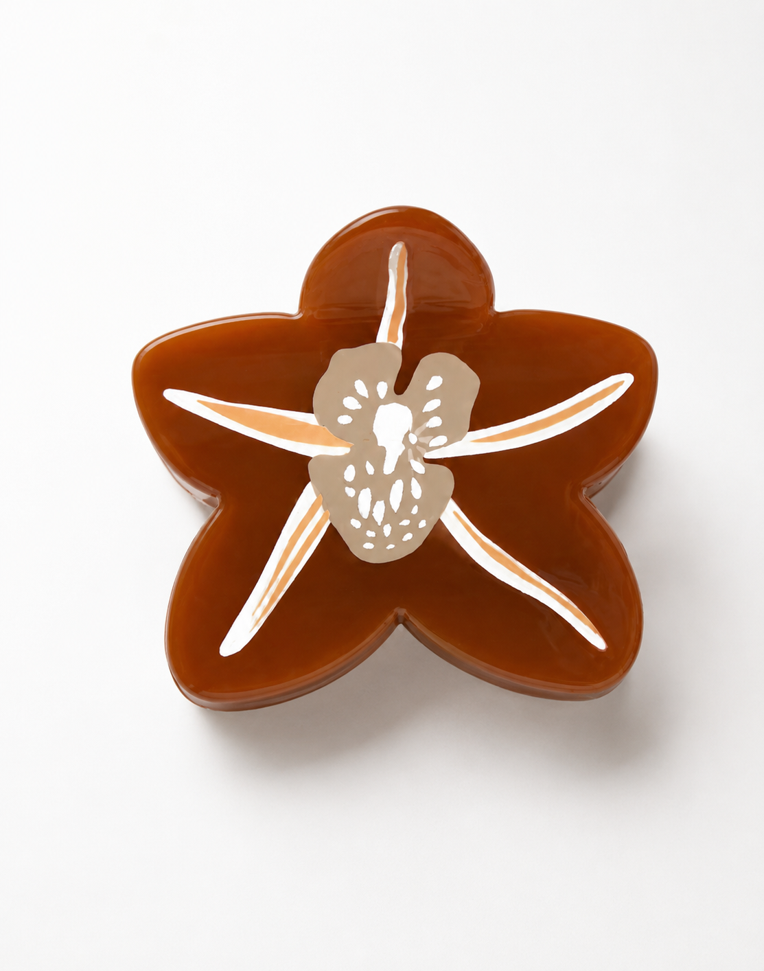 Wild Orchid Claw Clip 
