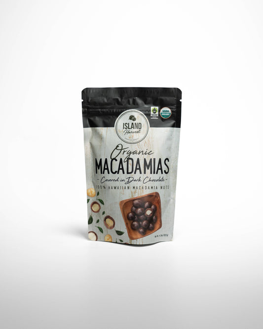 Organic Macadamias with Dark Chocolate (4.5oz)
