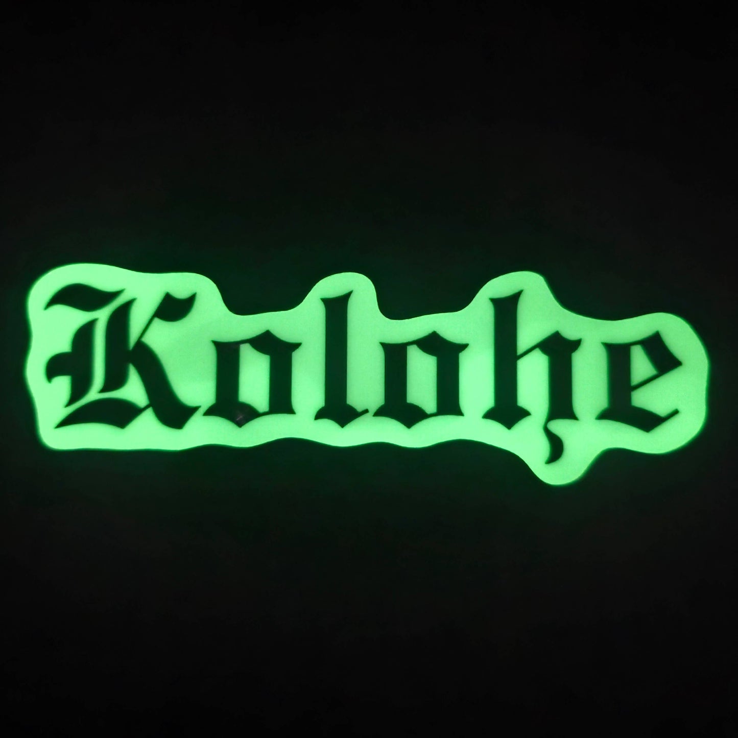 Kolohe Glow in the Dark Sticker- 'Olelo Hawai'i pepili