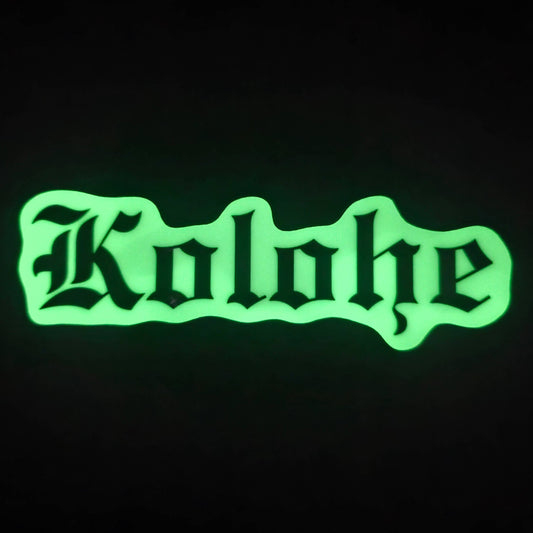 Kolohe Glow in the Dark Sticker- 'Olelo Hawai'i pepili