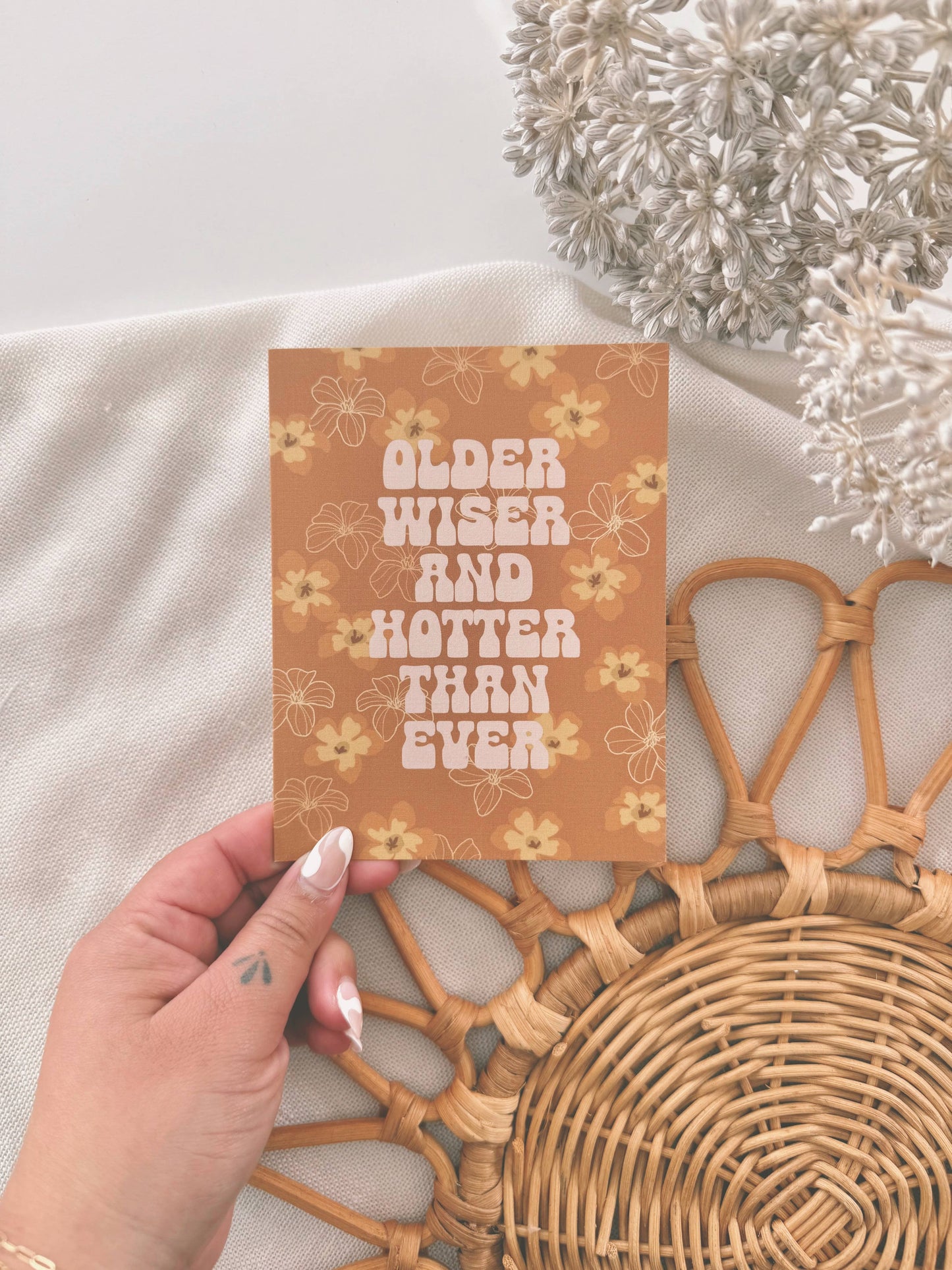 Older, Wiser, and Hotter Than Ever in Puakenikeni | HBD Card