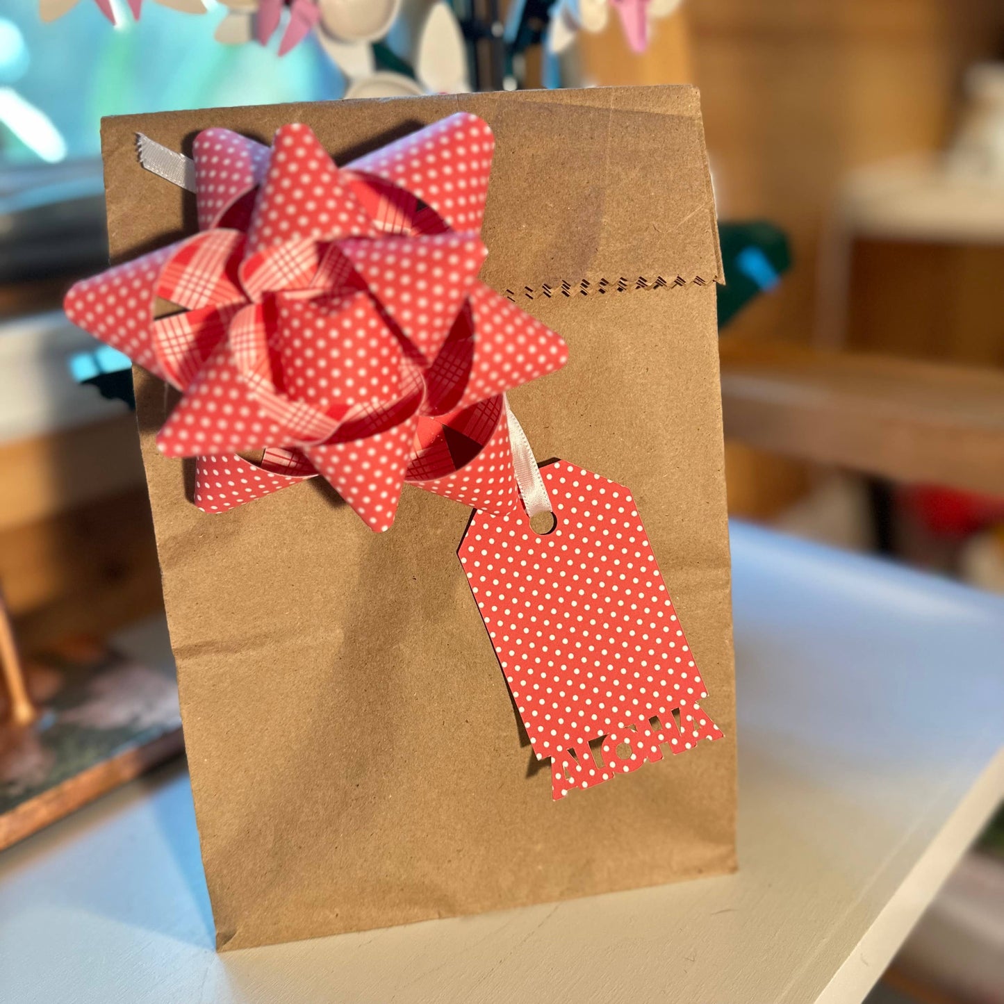 Handmade Paper Gift Tags - Aloha Set of 6