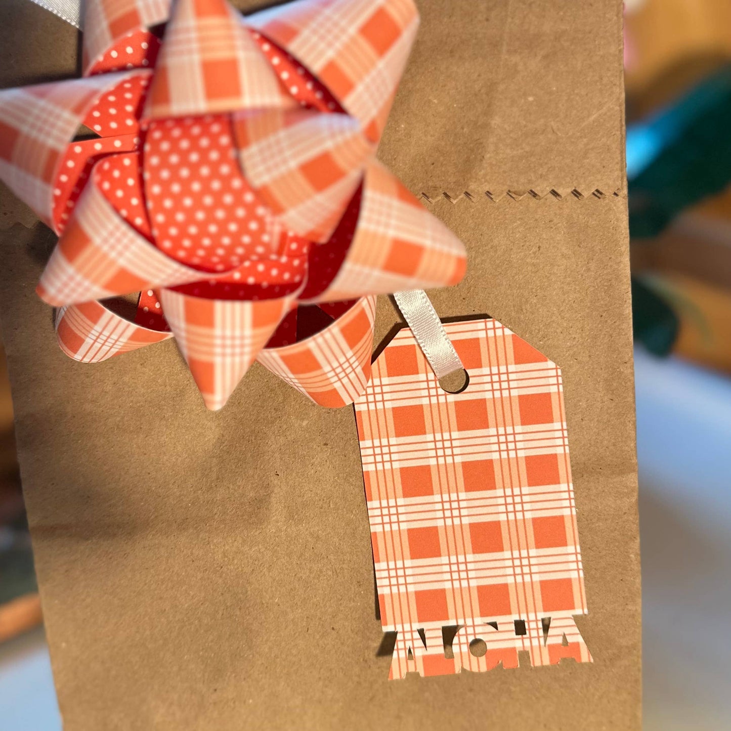 Handmade Paper Gift Tags - Aloha Set of 6