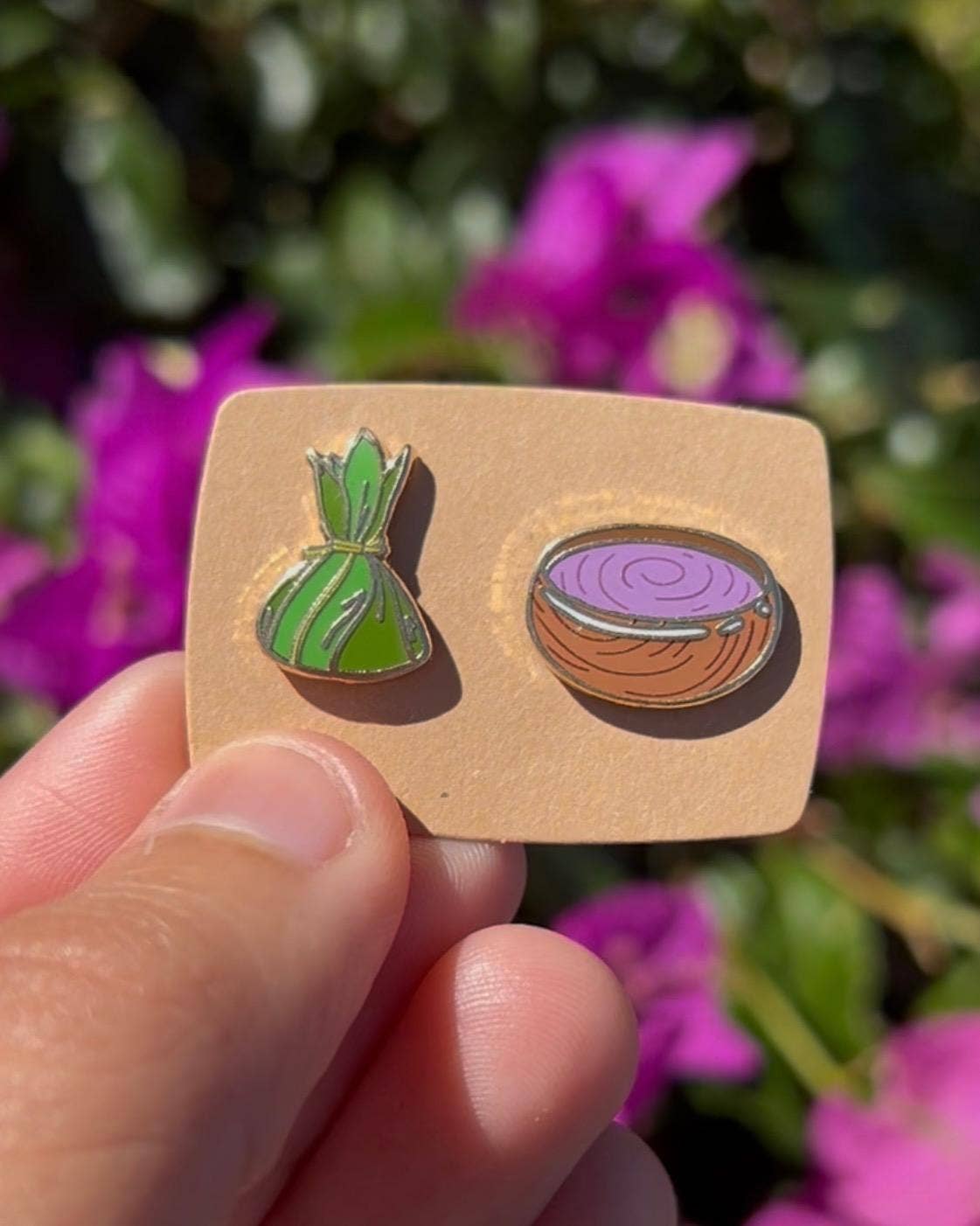 Mini Ono Pin Set: Lau Lau & Bowl of Poi Enamel Pin
