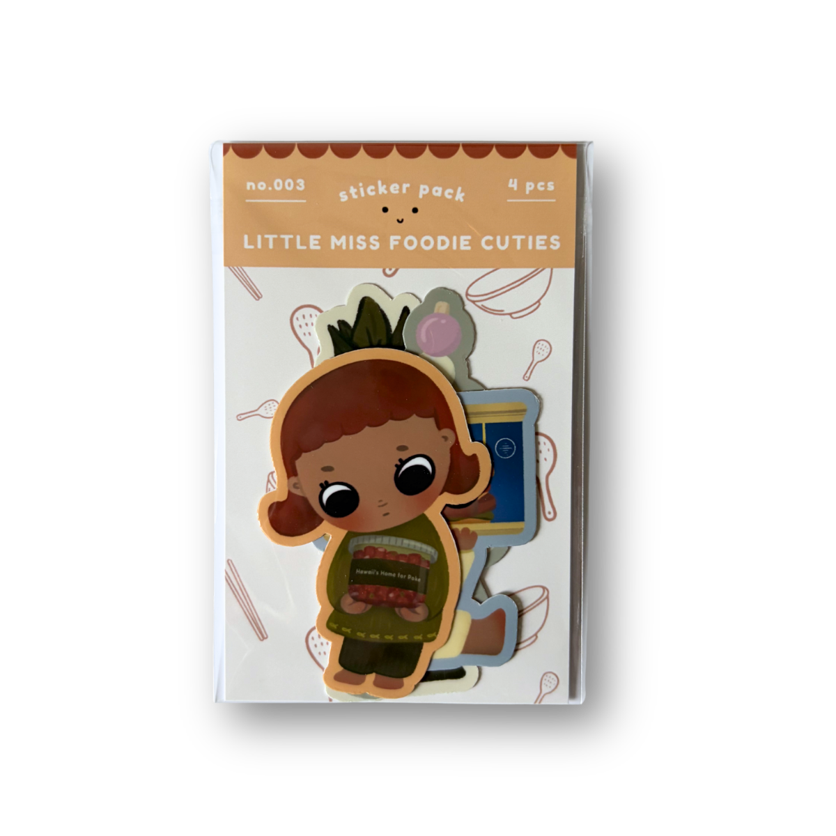 Little Miss Foodie Cutie Sticker Pack